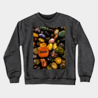 Inspirational typography gem stones Crewneck Sweatshirt